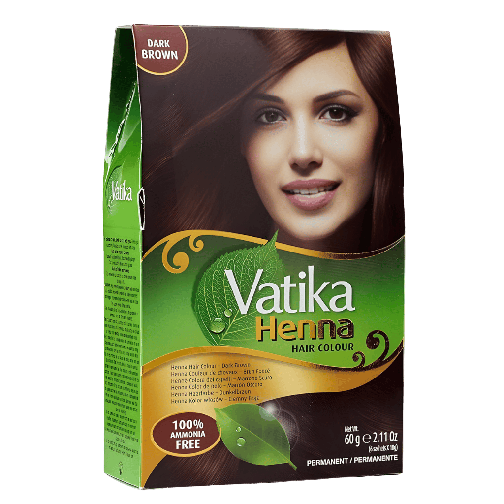Vatika Dark Brown Hair Color 60 g buy online USA - 1
